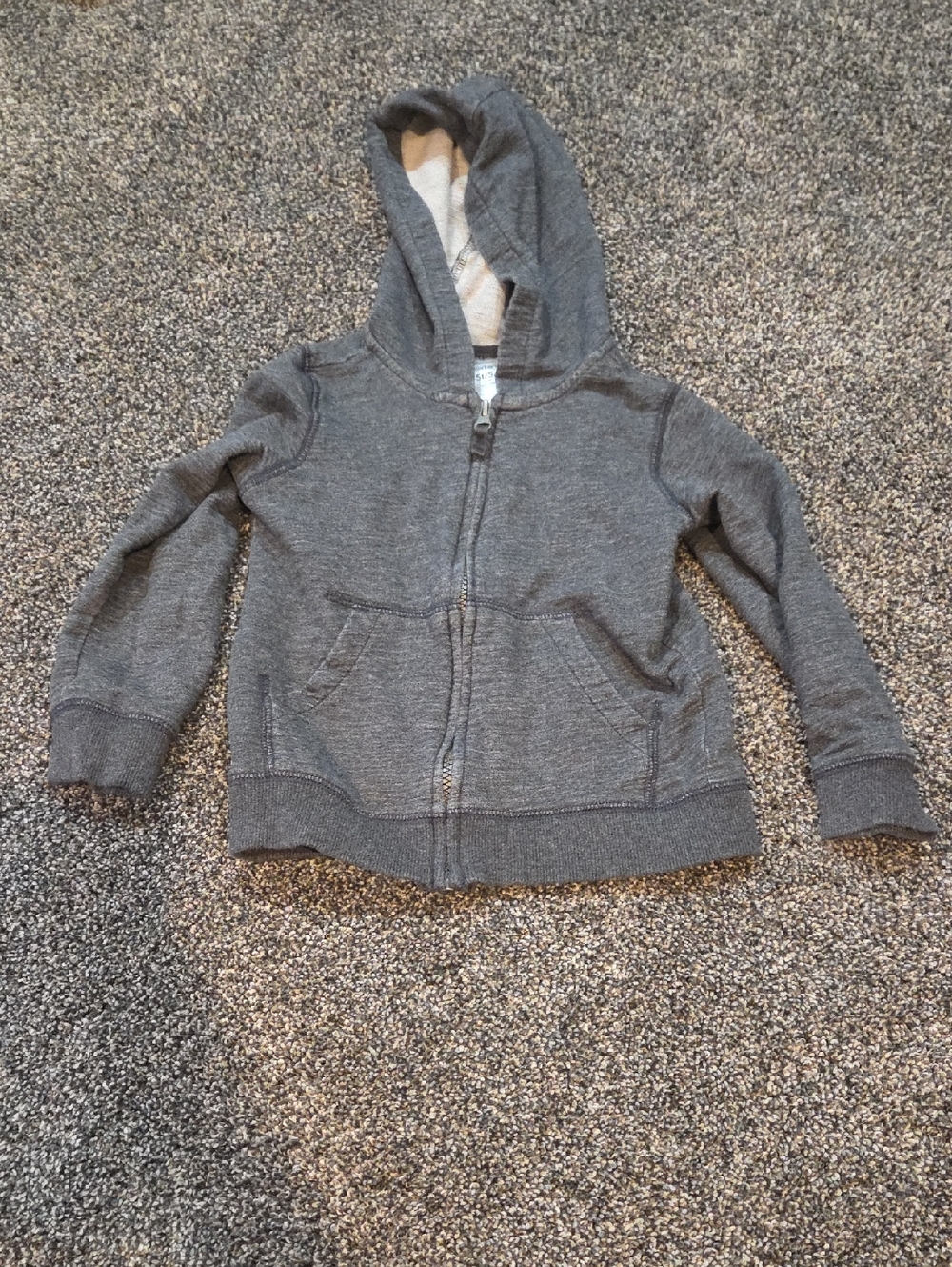 Carter's Dark Gray Zip-Up Hoodie for Kids